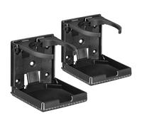 Spurtar 2 Stück Getränkehalter Auto Klappbar Becherhalter Auto 60-100 MM | Plastik zwart flaschenhalter boot zubehör tassenhalter für wohnmobil, yacht, van, LKW, haus