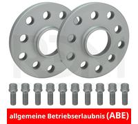 Spurverbreiterung 30mm 2x15mm passend für Audi A1 A3 TT Q2 5x112 Distanzscheiben
