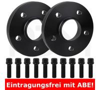 Spurverbreiterung 40mm 2x20mm Mercedes W204 212 CLA CLS SLK Distanzscheiben ABE