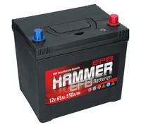 Autobatterie EFB 65Ah 550AEN Hammer Japan Start Stop NEU