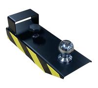 SRM Design Rangierhilfe für Gabelstapler und Frontlader Stapler Schwarz Anhänger Kugelkopf Anhängerkupplung Anhängerrangierhilfe für das Rangieren von Anhängern 350 mm x 125 mm x 110 mm (LxBxH)