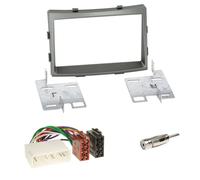 SsangYong Rodius ab 2013 Doppel-DIN Radioblende + ISO Radio Adapter +Antenne Set
