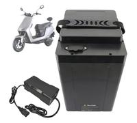 SSCYHT Ersatzbatterie 60V 20Ah 18Ah Lithium-Batterie 72V 30Ah 25Ah Li-Ionen-Batterien 48V Motorradbatterien für 500W - 2100W Motor-Kit mit Ladegerät und Griff,72v25ah