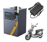 SSCYHT Lithium-Batterie 48 V 30 Ah, 15 Ah, 20 Ah, LiFePO4-Batterie 72 V, Elektromotorradbatterien 60 V, wiederaufladbare Batterien für Roller und Dreiräder mit BMS und Lenker,48v20ah