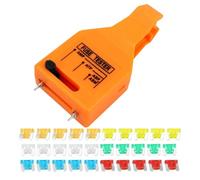 Stabil Sicherungsprüfer mit Sicherungen, Oranger Sicherungsprüfer Mit Mini-Flachsicherungen, 5-30 A, Orange