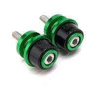 Ständer ersetzen Motorrad Schwingenhalterung 8 Mm Hinterradständer Schraubgleiter Zubehör Für Kawasaki Z900RS Z900SE Z 900 2017-2024 2025(Green)