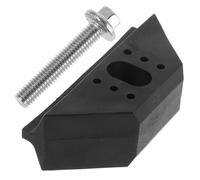 STAHAD Kfz Batteriehalterung Allgemein für Suv Lkws Schwarz mit Edelstahl Schraubensatz Batteriehalter Befestigungssatz Robuste Halteklammer für Fahrzeugbatterie