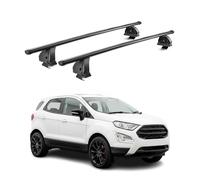 Stahl Dachträger für Ford Ecosport (Ohne Dachreling) 2014-2023 TÜV 2tlg Schwarz