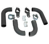 Stahl Endrohre Rohre Endrohrsatz für Porsche 356 B / C Auspuff 1961-1965