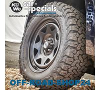 STAHL-Felge 7x16 ET35 DOTZ DAKAR Schwarz - VW TRANSPORTER Typ: 7J0 mit ABE