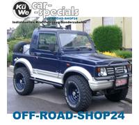 STAHL-Felgen 8x15 ET-35 DOTZ DAKAR Silber - SUZUKI SJ SAMURAI ( 5 Stück )