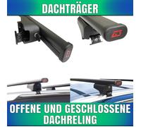 Stahl G3 Dachträger für BMW 2er 3er 5er X1 X3 X5 Offene/Geschlossene Dachreling