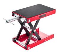 Stahl-Motorrad-Scherenhebebühne, strapazierfähig, verstellbar, breites Deck, Wagenheber, Tisch für Motorrad-Reparatur, stabiler Garagenständer
