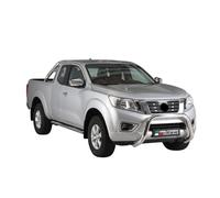 Stahl Schwellerrohre Trittbretter für Nissan NP300 Navara King Cab 2015-2023