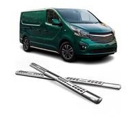 Stahl Seitenschweller Schwellerrohre für Opel Vivaro 2014-2018 Kurzer Schwarz