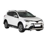 Stahl Seitenschweller Schwellerrohre für Toyota RAV4 2013-2018 Silber