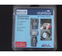 stahlbus® Ölablassventil M12x1.25x12mm, Stahl (Komplettset)