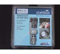 Stahlbus Ölablassventil M18x1,5, Komplettset Stahl