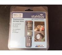 stahlbus® Ölablassventil M20x1.5x12mm, Stahl (Komplettset)