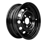 Stahlfelge für UNITRAILER Anhänger schwarz 5,5Jx13 H2 5x112 ET30 - 13 Zoll Stahlfelge mit 900 kg Tragfähigkeit für Anhaenger, Wohnwagen und Ersatzrad Lösungen