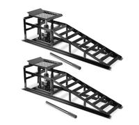 STAHLWERK Auffahrrampe GT-14 ST 2er Set mit 2 Tonnen Tragkraft Auffahrbock | Auto-Rampe, Pkw-Rampe, Kfz-Bock, hydraulisch (5t)