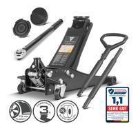 STAHLWERK Wagenheber 3 t 73-500 mm Drehmomentschlüssel 70-350 Nm Handschuhe