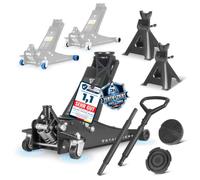STAHLWERK Wagenheber Set 3t KFZ Rangierwagenheber PKW SUV mit 2 Unterstellböcken