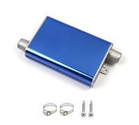 Standheizung Schalldämpfer 24mm - Aus Aluminiumlegierung für Dieselheizung & Unabhängige Heizsysteme - Zubehör für Webasto, Eberspächer Abgassysteme (Blau)