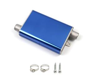 Standheizung Schalldämpfer 24mm - Aus Aluminiumlegierung für Dieselheizung & Unabhängige Heizsysteme - Zubehör für Webasto, Eberspächer Abgassysteme (Blau)