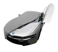 Star Cover Indoor Autoabdeckung kompatibel mit BMW i8 mit Spiegeltaschen SUPER Soft Stretch