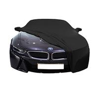 Star Cover Indoor Autoabdeckung kompatibel mit BMW i8 mit Spiegeltaschen SUPER Soft Stretch