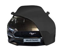 Star Cover Indoor Autoabdeckung kompatibel mit Ford Mustang 6 mit Spiegeltaschen SUPER Soft Stretch