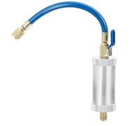 Starkes Einspritzwerkzeug für A C Kältemittel Öleinspritzer aus Metall mit 1/4 Gewinde, geeignet für R134A R 12 600 bis 3000 A C Kältemittel Öleinspritzer