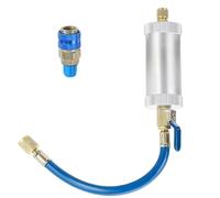 Starkes Einspritzwerkzeug für A C Kältemittel Öleinspritzer aus Metall mit 1/4 Gewinde, geeignet für R134A R 12 600 bis 3000 A C Kältemittel Öleinspritzer