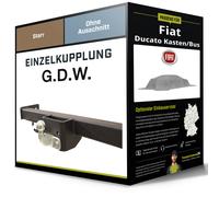 Starre Anhängerkupplung für PEUGEOT J5 84- Typ 290P Kasten/Bus G.D.W. NEU