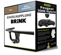 BRINK Anhängevorrichtung Rückseite mit starrem Kugelkopf für PEUGEOT 4036000