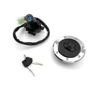 Start Key Lock Schalter Für Für ZZR400/600 Für ZXR400/750 Für ZX6R/7R/7RR/900/9R Motorrad Zündschloss Tankdeckel Sitzbankschloss Schlüsselsatz Motorrad Zündschlüssel(Full Set Lock)
