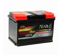 SPEED MAX Autobatterie +50% AGM 12V 70Ah 760A rechts 278x175x190 mm L370AGMMAX