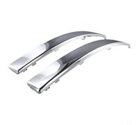 Startbuymore Vordere Stoßstange untere Verkleidung für Fiat für 500 Schrägheck 2007-2015 Chrom Zierleisten Set Kunststoff OEM Nummer 735455041 735455042 735455057