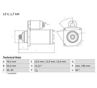 Bosch 0 986 024 100 Starter