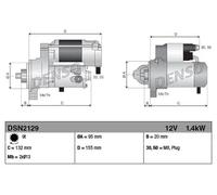 Starter DENSO DSN2129