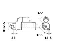 Starter MAHLE MS 334
