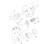 MAHLE Starter Anlasser Startanlage ohne Pfand MS66