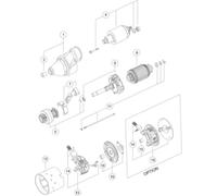 Mahle Original Anlasser MS 74 – Universal 12 V, 2 kW, 10 Zähne