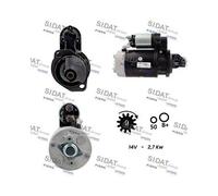 Starter Sidat S12BH0801A2 für Mercedes Benz Mercedes Benz Mwm Fendt Lombardini