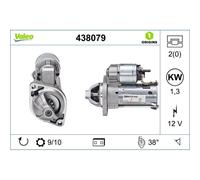 Starter VALEO 438079 für Mercedes-Benz A