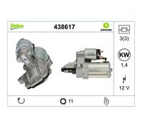 Starter VALEO 438617 für Ford Galaxy II S-Max Mondeo IV Turnier