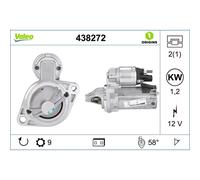Starter VALEO ORIGINS NEW VALEO 438272