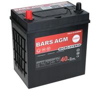 Starterbatterie Bars HYBRID AGM LINE 40Ah 400 A +L Start-Stop Batterie Japan