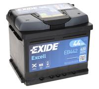 Starterbatterie Exide 12V 44 Ah EB442 Autobatterie Top Angebot gefüllt u geladen